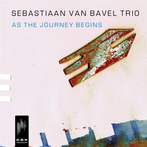 CD cover Sebastiaan van Bavel Trio - As the Journey Begins