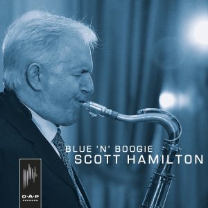 CD cover Scott Hamilton Blue 'N' Boogie